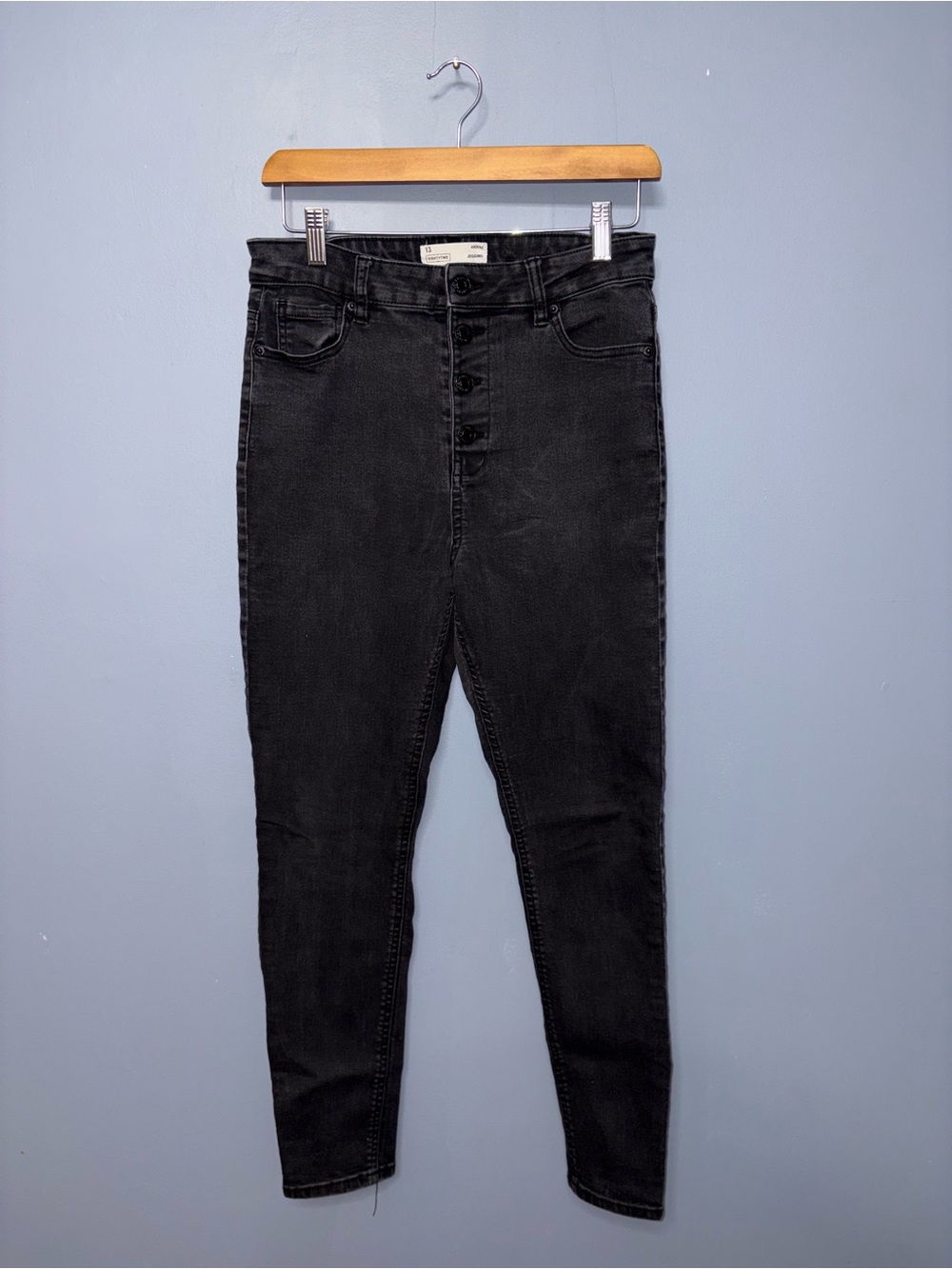 Ardene | Black Buttonfly Jeans | Size 13